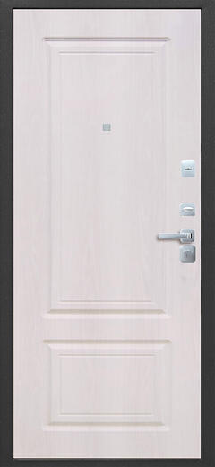 Толстяк Мет/МДФ (Букле черный/белый ясень)