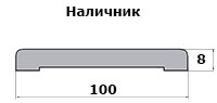 Наличник полукруглый