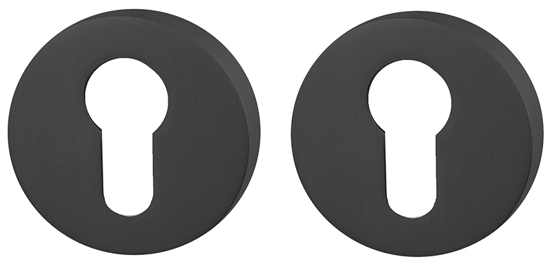 Накладка моно-круг на цилиндр (Черный матовый)