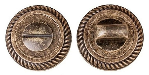 Завертка сантехническая Винтаж Античная бронза