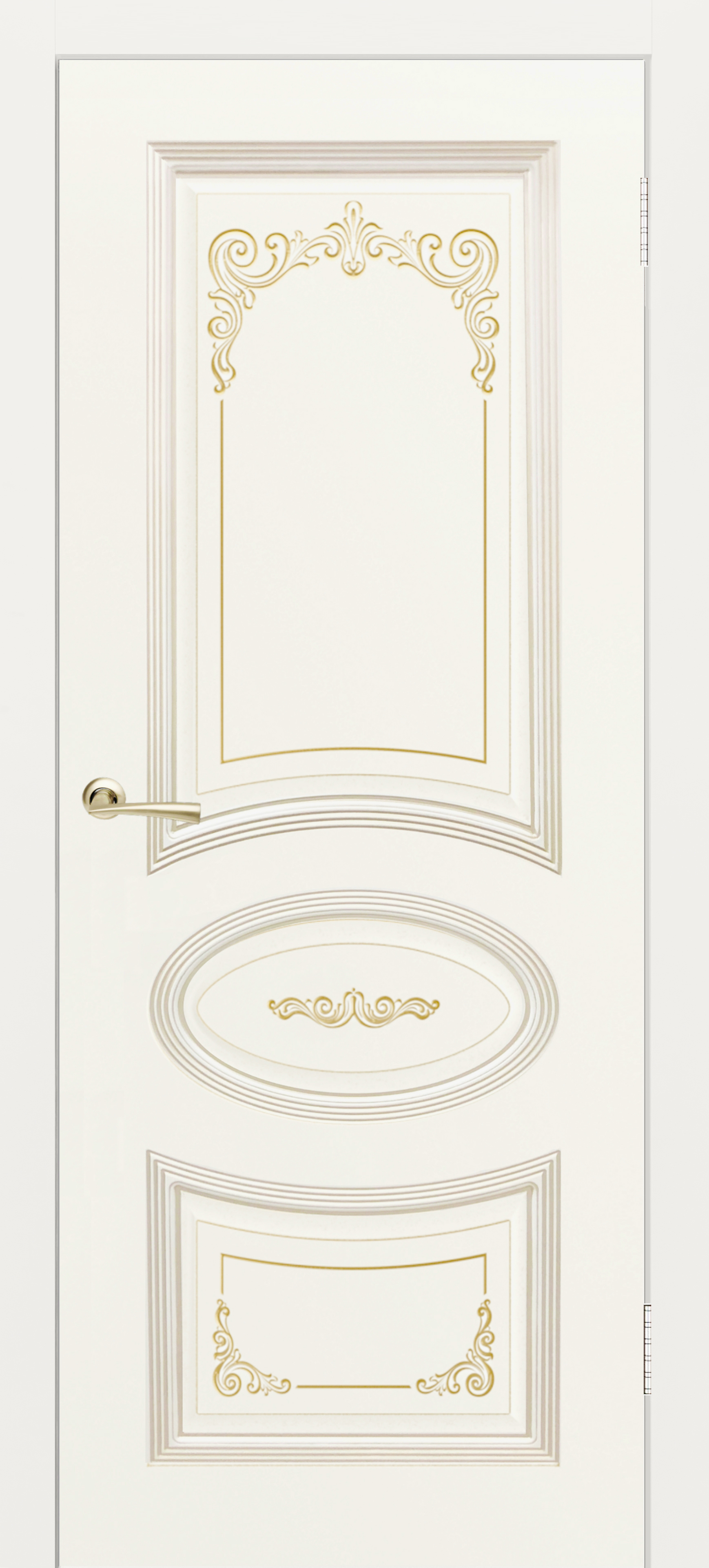 Арма (эмаль Арктика + патина «Белое золото») глухая